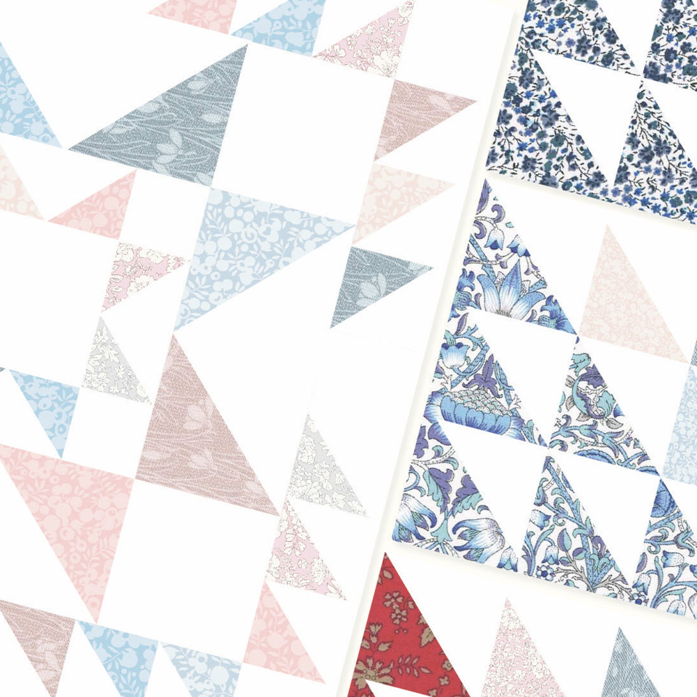 Alice Caroline Aurora Stars QBOM Tricolour Blocks