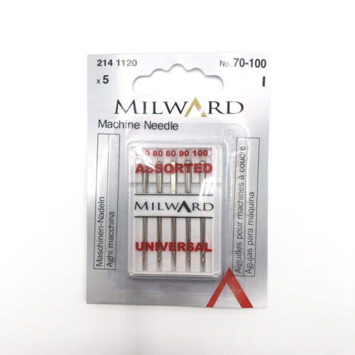 Milward 5 Machine Needles - Universal Assorted 70-100