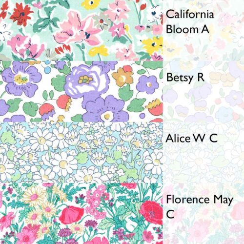 Liberty Tana Lawn Fabric Mint Florals Fat Quarter Bundle