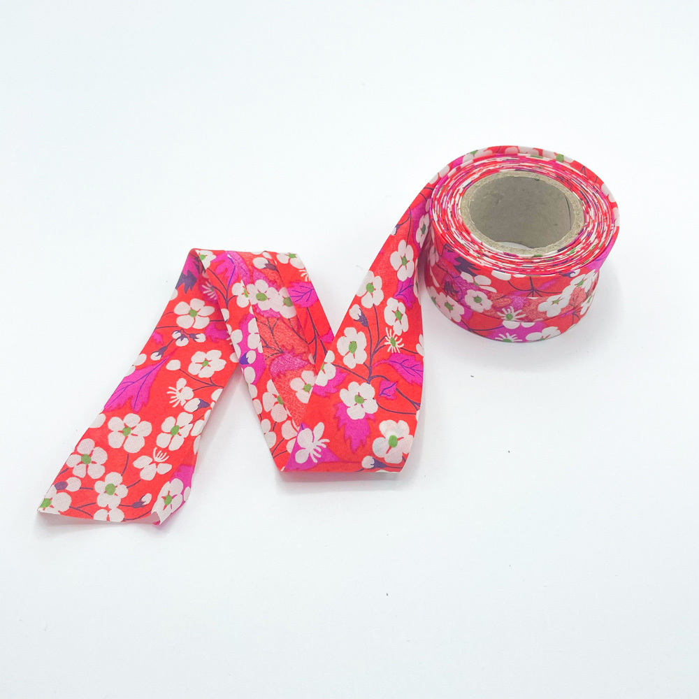 Liberty Mitsi H Red Bias Binding