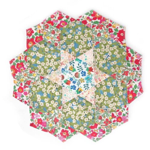 Individual Snowflake Quilt Block Kit -Mitsi Block 6 - Image 2