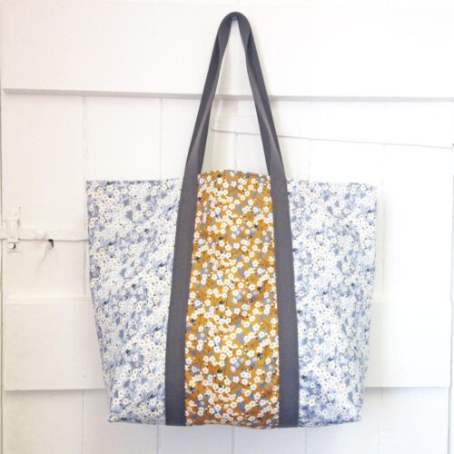 PATTERN : Three Panel Tote Bag Sewing Pattern