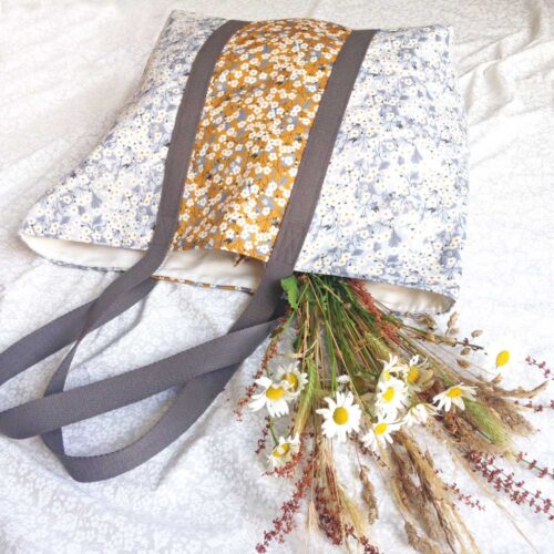 PATTERN : Three Panel Tote Bag Sewing Pattern - Image 3