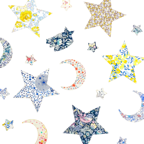 Pre-Cut Liberty Tana Lawn® Fabrics Selection Stars & Moons - Night Sky