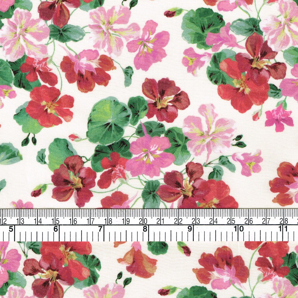 Liberty Tana Lawn® Fabric Painted Nasturtium C - Image 3