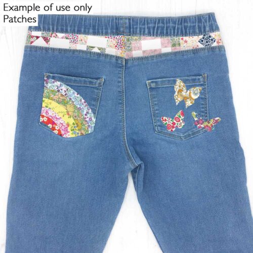 Liberty fabric kit to make clothes patches