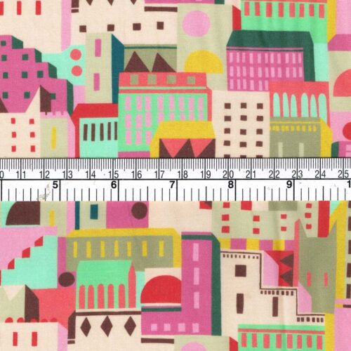 Liberty Fabric Tana Lawn® Patchwork Town C - Image 2