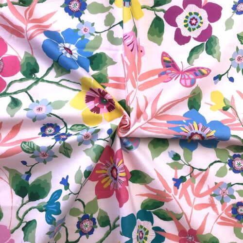 Fabric scrunched