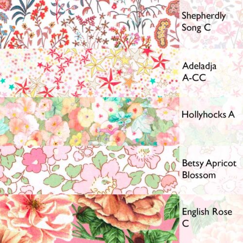 Peach Fuzz Liberty Tana Lawn fat quarter bundle