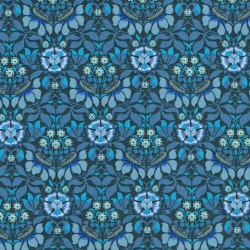 Liberty Tana Lawn Fabric Persephone Blue