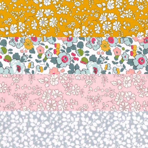 Liberty Fabric Tana Lawn® 4 Fat Quarters Scrumptious Sorbet Selection 262 - Image 2