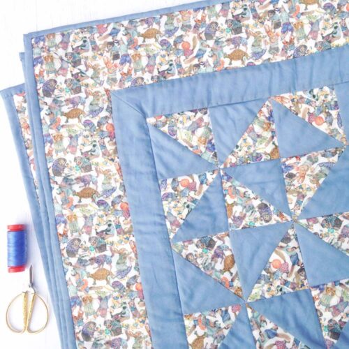 PATTERN : Pinwheel Lap or Cot Quilt Pattern - Image 3