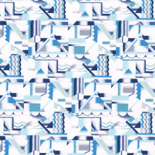 Liberty Poplin Cotton Labyrinth C 2m Remnant (Box AJ)