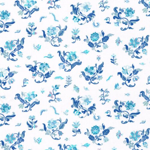 Liberty Poplin Cotton Serendipity Avenue A 1.25m Remnant (Box AL)