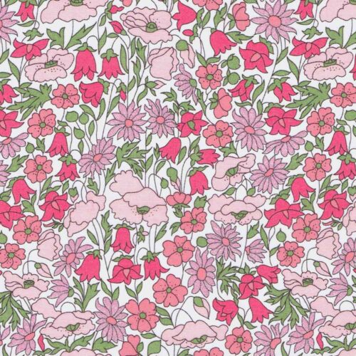 Liberty Poppy And Daisy AA Pale Pink Metallic