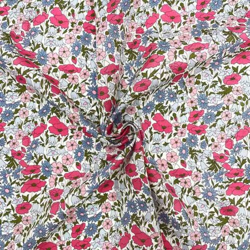 Liberty Fabric Tana Lawn Poppy and Daisy R - Image 5