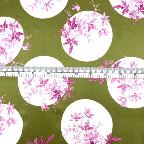 Liberty Fabric Belgravia Silk Satin Posey Polka A - Image 3