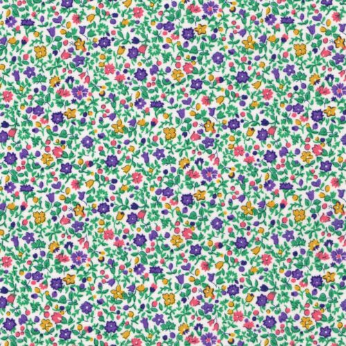 Liberty Quilting Cotton Fabric Posy Haze A