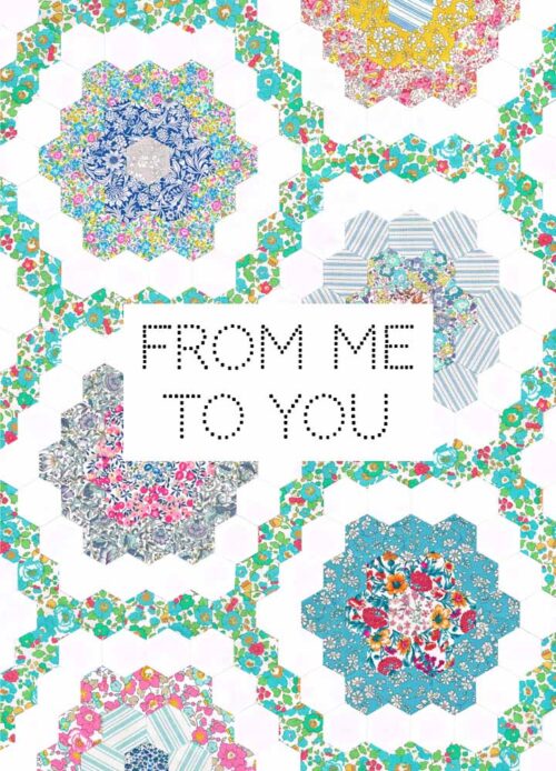 FREE Print at Home Gifting Card: Betsy's Bouquet Quilt Block of the Month