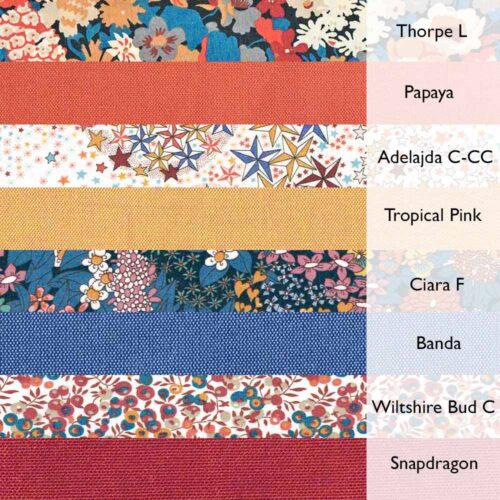 Liberty Tana Lawn® And Oakshott 8 Fat Quarter Bundle Pumpkin Spice - Image 2
