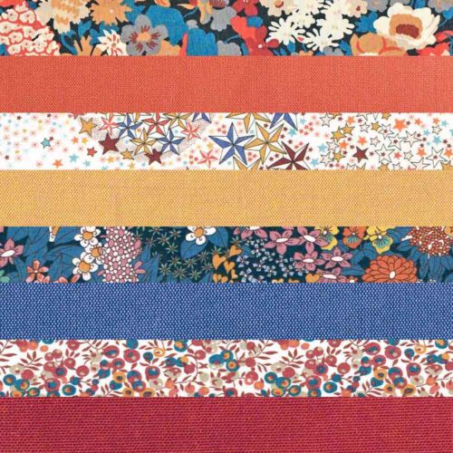 Liberty Tana Lawn® And Oakshott 8 Fat Quarter Bundle Pumpkin Spice