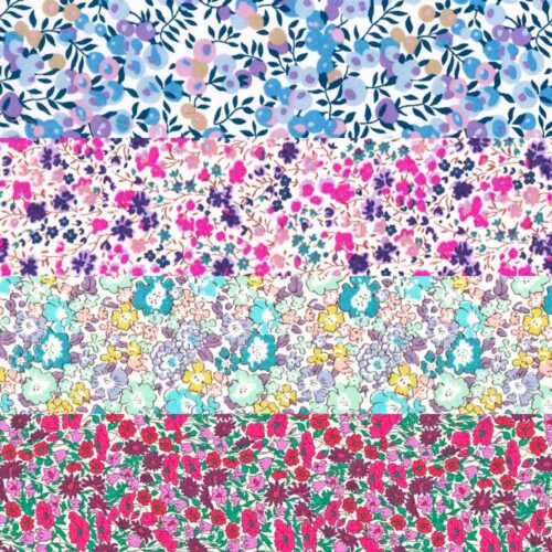 Liberty Fabric Tana Lawn® 4 Fat Quarters Purples Selection 265 - Image 2