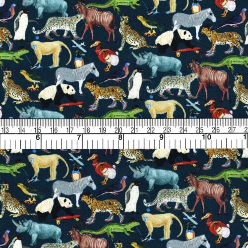Liberty Fabric Tana Lawn® Quey 2 C Navy - Image 3