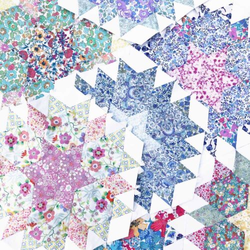 Radiant Stars Quilt BOM - 2019 Liberty Tana Lawn - Image 15
