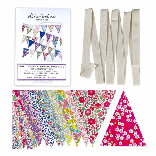 Mini Liberty Fabric Bunting Kit - Rainbow - Image 2