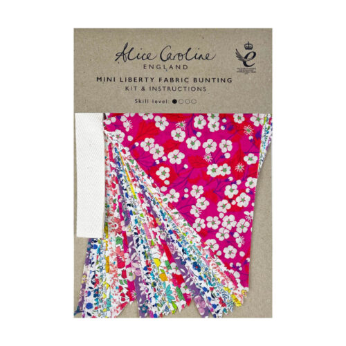 Mini Liberty Fabric Bunting Kit - Rainbow