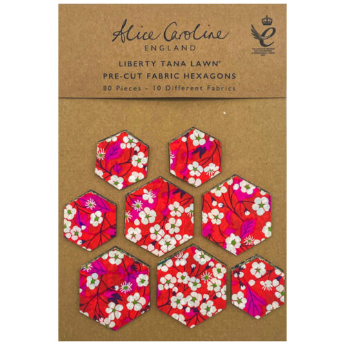 Rainbow liberty tana lawn pre cut hexagons