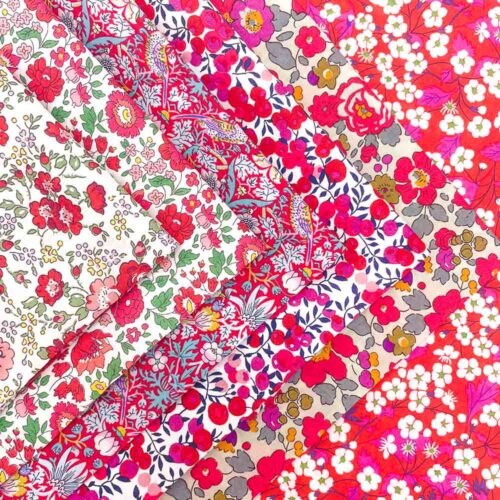 Liberty Tana Lawn Red Fat Quarter Bundle