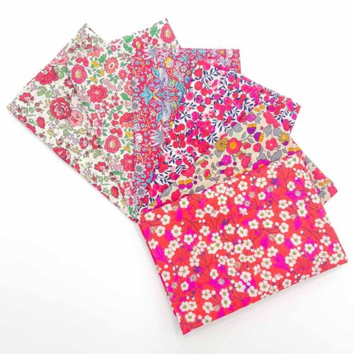 Liberty Tana Lawn Red Fat Quarter Bundle