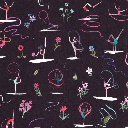 Liberty Tana Lawn® Fabric Ribbon Twirl C
