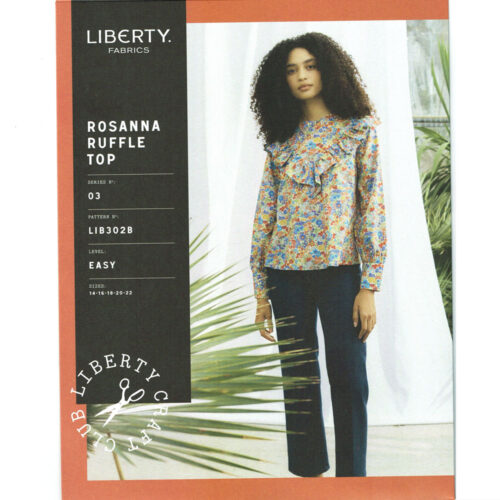 Liberty Dress Pattern Rosanna Ruffle Top B Sizes 14-22