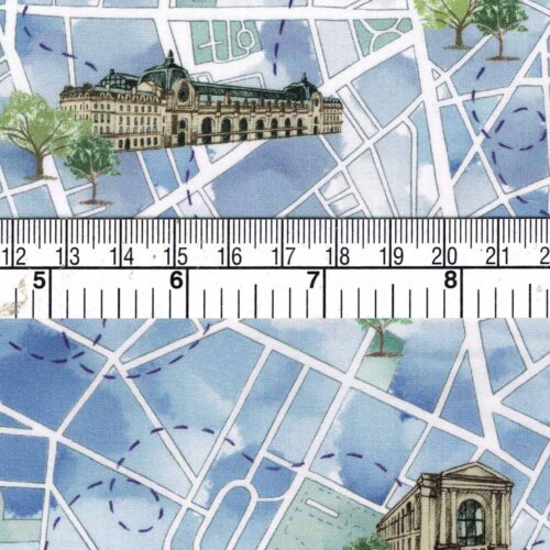 Liberty Fabric Tana Lawn® Rue De Paris C - Image 2