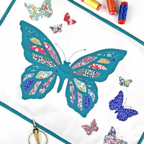 Liberty Tana Lawn Butterfly Cushion