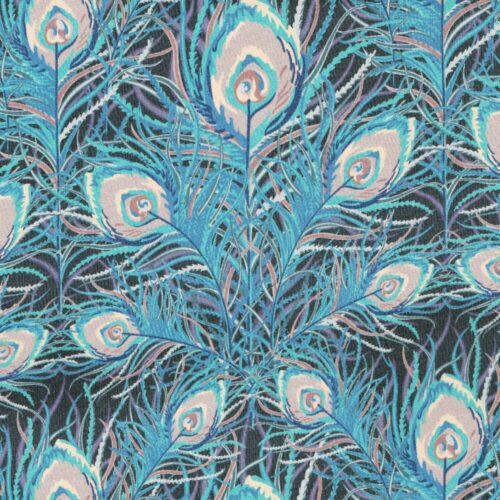 Liberty Silk Chiffon Fabric Juno Feather B