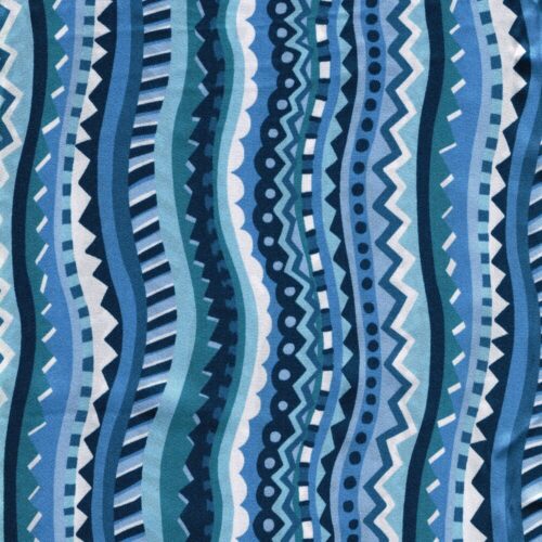 Liberty Silk Satin Circus Stripe 1.85m Remnant (Box AH)