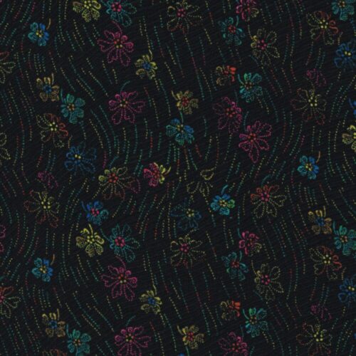 Liberty Crepe De Chine Silk Hilandmich Synchronicity 2.5m Remnant (Box AM)