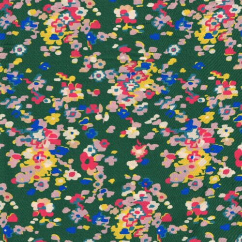 Liberty Silk Satin Paisley Flowers C 3m Remnant (Box AH)