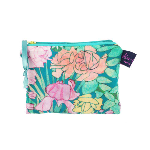 Small Purse Anna's Garden Teal