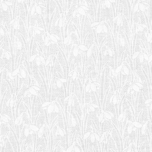Liberty Snowdrop Belle White on White