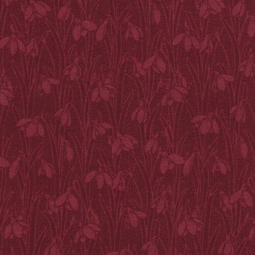 Snowdrop Spot Sienna Red