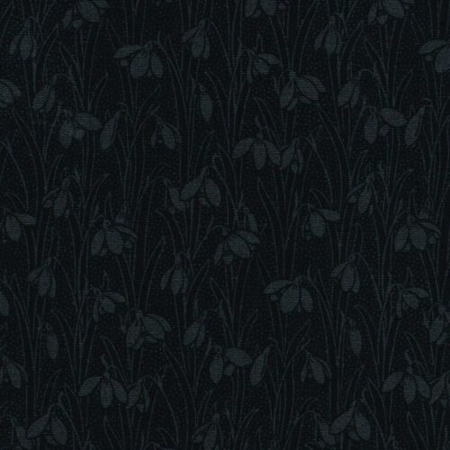 Liberty Snowdrop Spot Slate Black