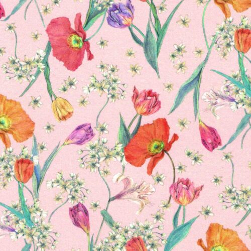 Liberty Tana Lawn Spring Blooms Pink