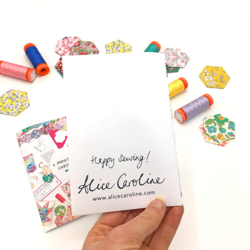 FREE Print at Home Alice's Stitch & Sew Club Gifting Card - Image 3