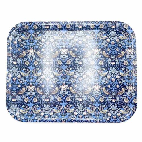 Strawberry Thief Blue Tray