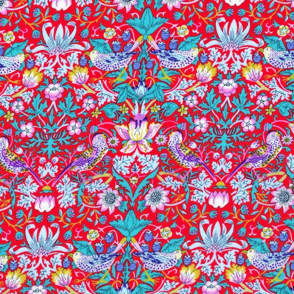 Liberty Tana Lawn Strawberry Thief R PVC