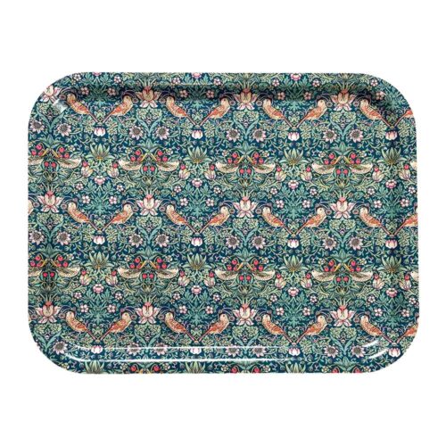Large Tray In Liberty Strawberry Thief Forest (P)